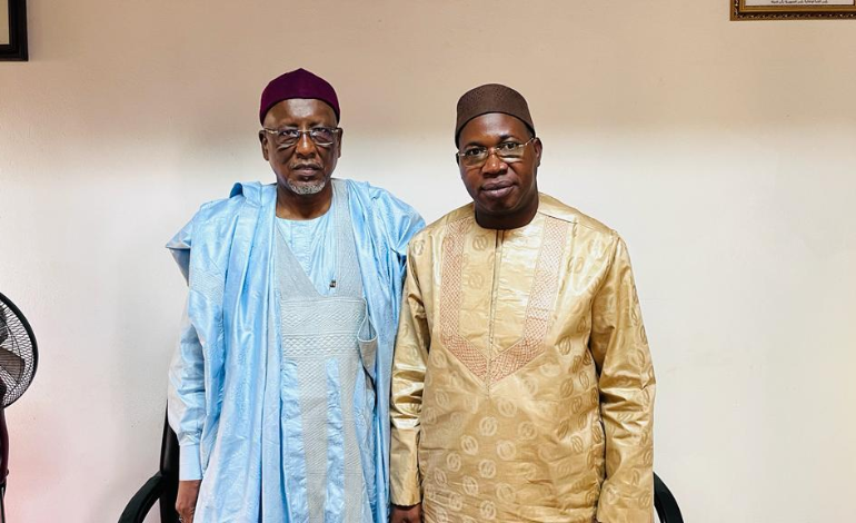 Nouhoum Sangar&eacute; re&ccedil;u par l'Ambassadeur du Tchad au Cameroun